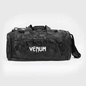 Black Venum Trainer Lite Sports Duffel Bag