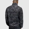 Venum Trooper Mens Half Zip Jacket Black Charcoal 2 Man wearing a Venum Trooper Men's Half-Zip Jacket
