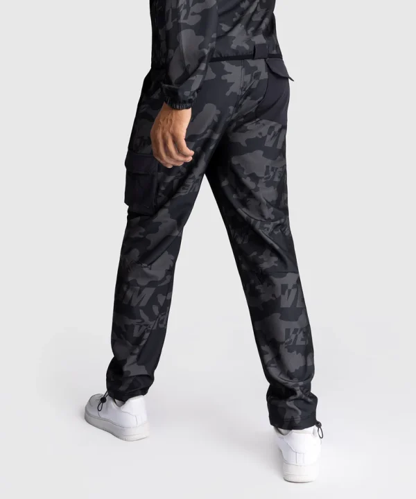 Venum Trooper Mens Tracksuit Bottoms Pants Black Charcoal 3 Man wearing Venum Trooper Men's Tracksuit Bottoms Pants