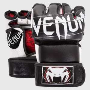 Venum Undisputed 2.0 MMA Gloves in white color with black logo