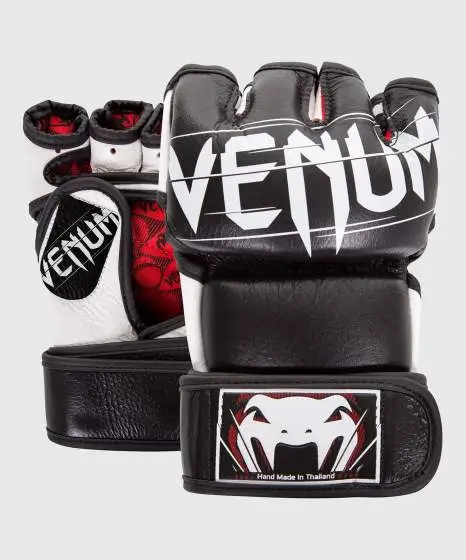 Venum Undisputed 2.0 MMA Gloves Product Image Venum Undisputed 2.0 MMA Gloves in white color with black logo
