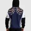 Venum X Tekken 8 Jin Kazama Hoodie Blue Black White 2 Venum x Tekken 8 Jin Kazama Hoodie