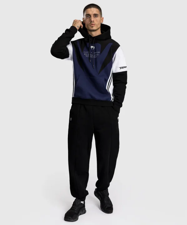 Venum X Tekken 8 Jin Kazama Hoodie Blue Black White 7 Venum x Tekken 8 Jin Kazama themed hoodie