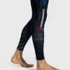 Venum X Tekken 8 Jin Kazama Spats Compression Tights Blue Black White 6 Venum x Tekken 8 Jin Kazama Spats Compression Tights on white background