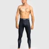 Venum X Tekken 8 Jin Kazama Spats Compression Tights Blue Black White 7 Venum x Tekken 8 Jin Kazama Spats Compression Tights in action