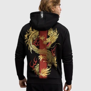 Black Marshall Law Hoodie from Venum x Tekken 8 collection.