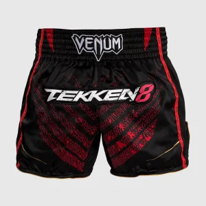 Venum x Tekken 8 Marshall Law Muay Thai Shorts on a white background