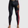 Man wearing Venum x Tekken 8 Marshall Law Spats Compression Tights