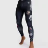 Venum X Tekken 8 Paul Phoenix Spats Compression Tights Black Blue 1 Venum x Tekken 8 Paul Phoenix Spats Compression Tights on white background