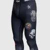 Venum X Tekken 8 Paul Phoenix Spats Compression Tights Black Blue 3 Venum x Tekken 8 Paul Phoenix Spats Compression Tights