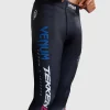 Venum X Tekken 8 Paul Phoenix Spats Compression Tights Black Blue 4 Venum x Tekken 8 Paul Phoenix Spats Compression Tights on a white background