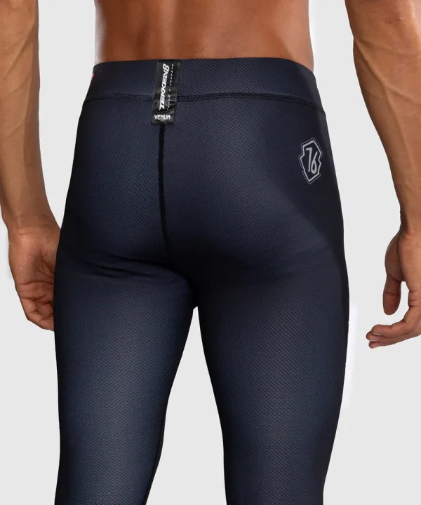 Venum X Tekken 8 Paul Phoenix Spats Compression Tights Black Blue 5 Venum x Tekken 8 Paul Phoenix Spats Compression Tights on white background