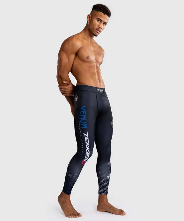 Venum X Tekken 8 Paul Phoenix Spats Compression Tights Black Blue 7 Venum x Tekken 8 Paul Phoenix Spats Compression Tights