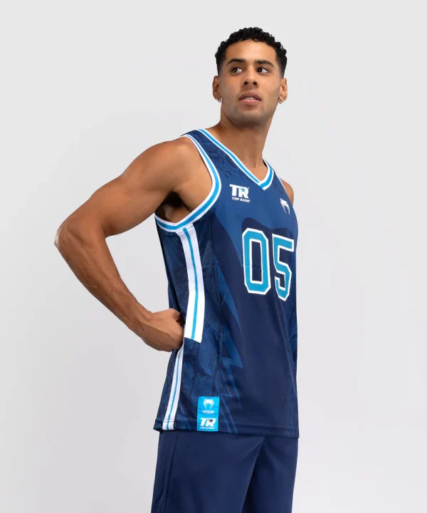 Man wearing the Venum x Top Rank Original Men's Basketball Jersey