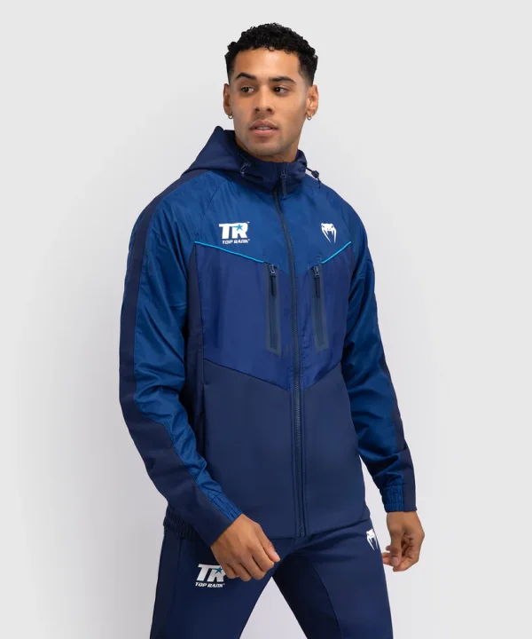 Venum x Top Rank Original Men's Full Zip Hoodie in Grey