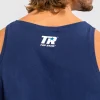 Venum X Top Rank Original Mens Tank Top Navy 4 Venum x Top Rank Original Men's Tank Top in black