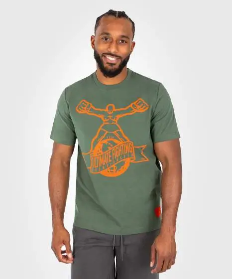 Venum x UFC Ulti-Man T-Shirt Photo Venum x UFC Ulti-Man T-Shirt in black with large logo printed in the center