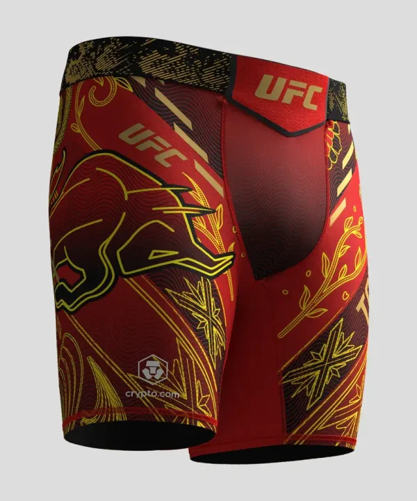 Venum X Ufc Unrivaled Ilia Topuria Mens Vale Tudo Shorts Red Gold 1 Venum x UFC Unrivaled Ilia Topuria Men's Vale Tudo Shorts