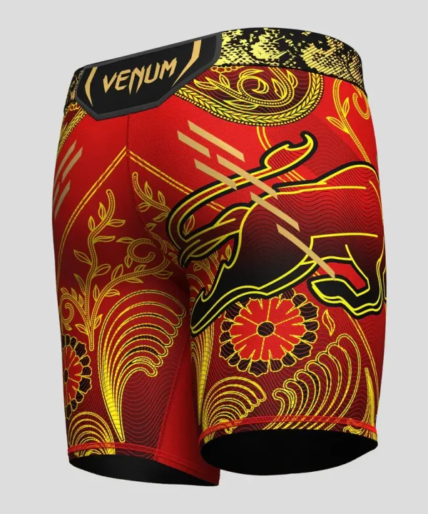 Venum X Ufc Unrivaled Ilia Topuria Mens Vale Tudo Shorts Red Gold 2 Venum x UFC Unrivaled Ilia Topuria Men's Vale Tudo Shorts