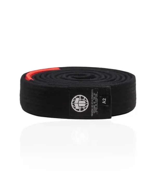 Tatami Fightwear BJJ Belt Martial artist ties a Tatami Fightwear BJJ Belt around the waist.