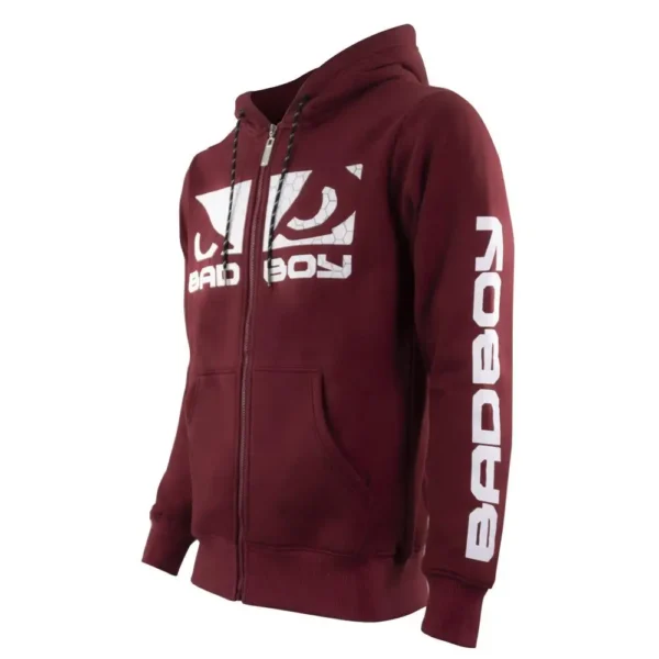 Bad Boy Ground N Pound Hoodie Image Man wearing a Bad Boy Ground N Pound Hoodie