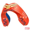 A close-up view of the Safejawz x Marvel Captain Marvel Mouthguard product.