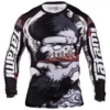 Tatami Fightwear Chess Gorilla Rash Guard A man wearing 'Tatami Fightwear Chess Gorilla Rash Guard', showcasing an exclusive fight wear for martial arts enthusiasts.
