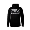 Bad Boy Print Classic Logo Hoodie in black