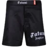 Athlete wearing Tatami Fightwear Gothic Grappling Shorts for mixed martial arts training.