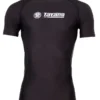 Man wearing the 'Tatami Fightwear Impact Rashguard' during an intense martial arts training session.