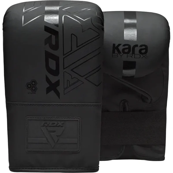 RDX F6 Kara Boxing Training Gloves Black RDX F6 Kara Training Bag Gloves