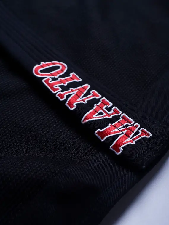 Manto Coral BJJ Gi with white background