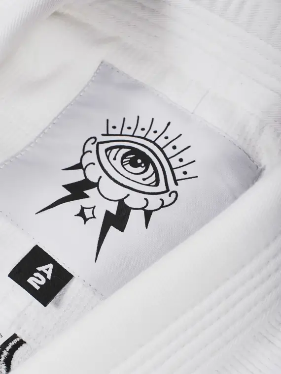 Black Manto Miko BJJ Gi displayed on a white background