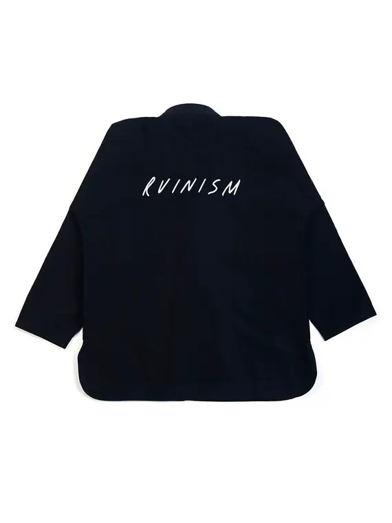 A close-up view of the Manto Ruinism BJJ Gi