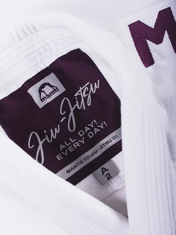 A Manto X5 BJJ Gi on display