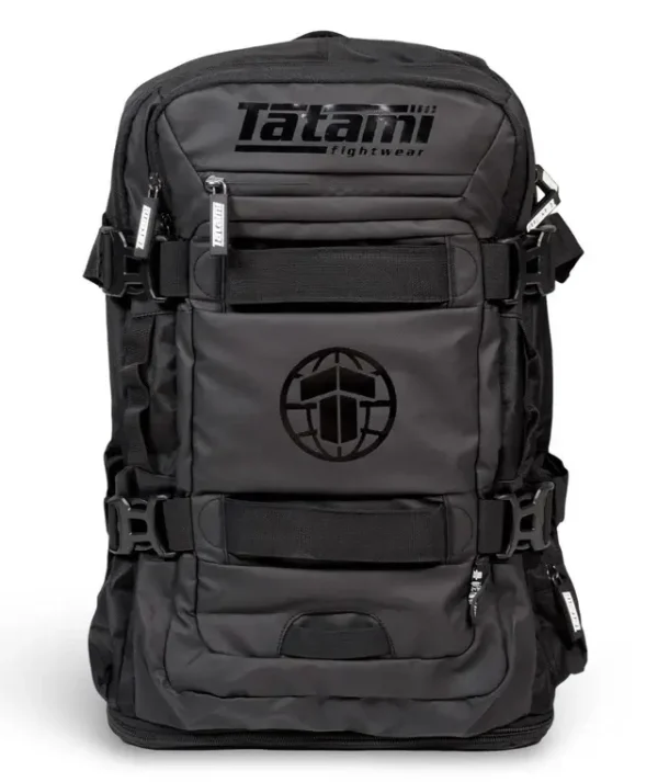 Tatami Fightwear Omega Backpack Tatami Fightwear Omega Backpack in black with multiple compartments.
