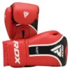 RDX Boxing Gloves Aura Plus T-17 in black and gold color