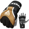 RDX MMA Gloves Aura Plus T-17 in black and red color