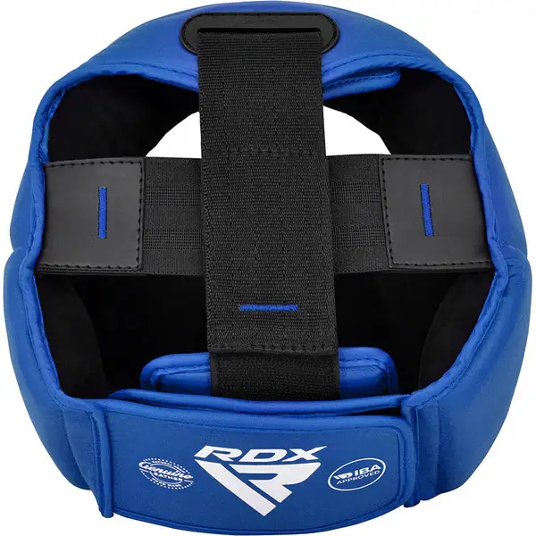 Boxer wearing the RDX IBA Approved Boxing Head Guard