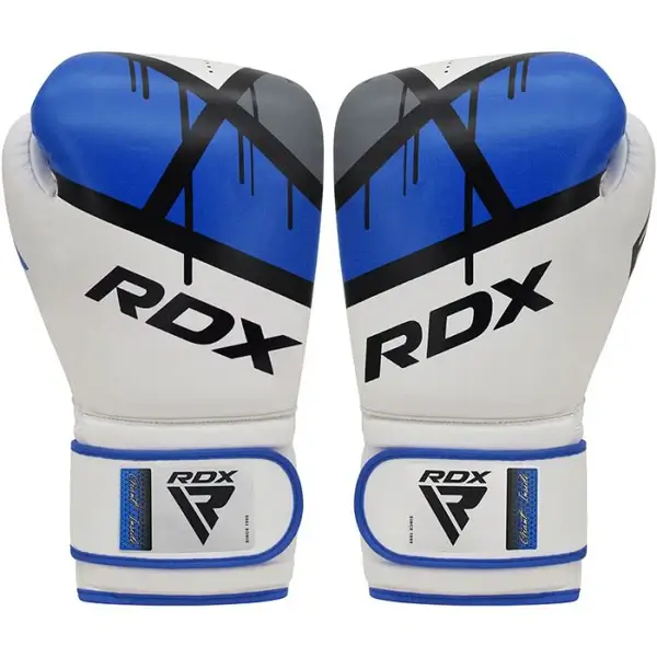 RDX J7 Kids Boxing Gloves In Action Child wearing RDX J7 Kids Boxing Gloves