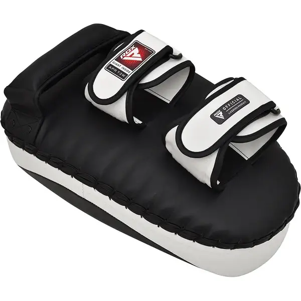 RDX T3 Muay Thai Kick Pads Pair of RDX T3 Muay Thai Kick Pads on a white background