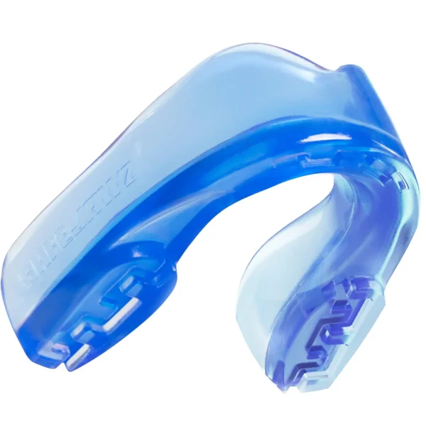 Safejawz Extro Series Ice Mouth Guard Close-up image of a 'Safejawz Extro Series Ice Mouth Guard' for optimum dental protection during sports.