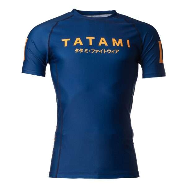 Tatami Fightwear Katakana Shortsleeve Rashguard Tatami Fightwear Katakana Shortsleeve Rashguard in Navy - product image