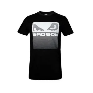 Bad Boy brand logo t-shirt with linear design