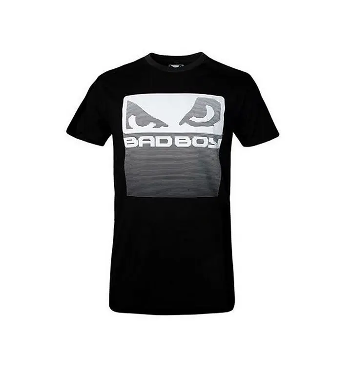 Bad Boy brand logo t-shirt with linear design