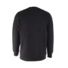 Black Bad Boy Textured Logo Sweatshirt against a white background