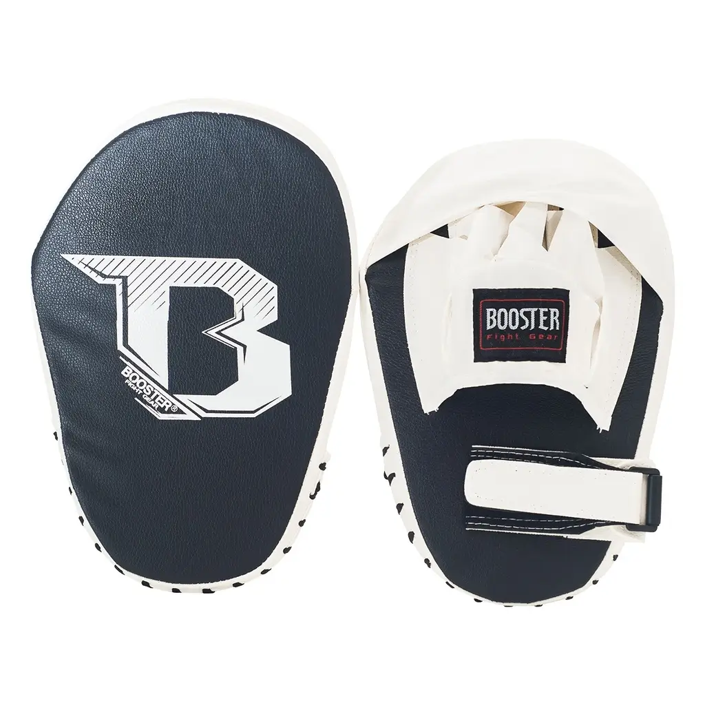 Booster PML B Focus Mitts. A pair of Booster PML B Focus Mitts for martial arts training.