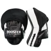 A pair of Booster Professional Premium Focus Mitts BPM for boxing training.