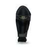 A picture showing Booster Warrior Muay Thai Shin Guards in their full protective design.