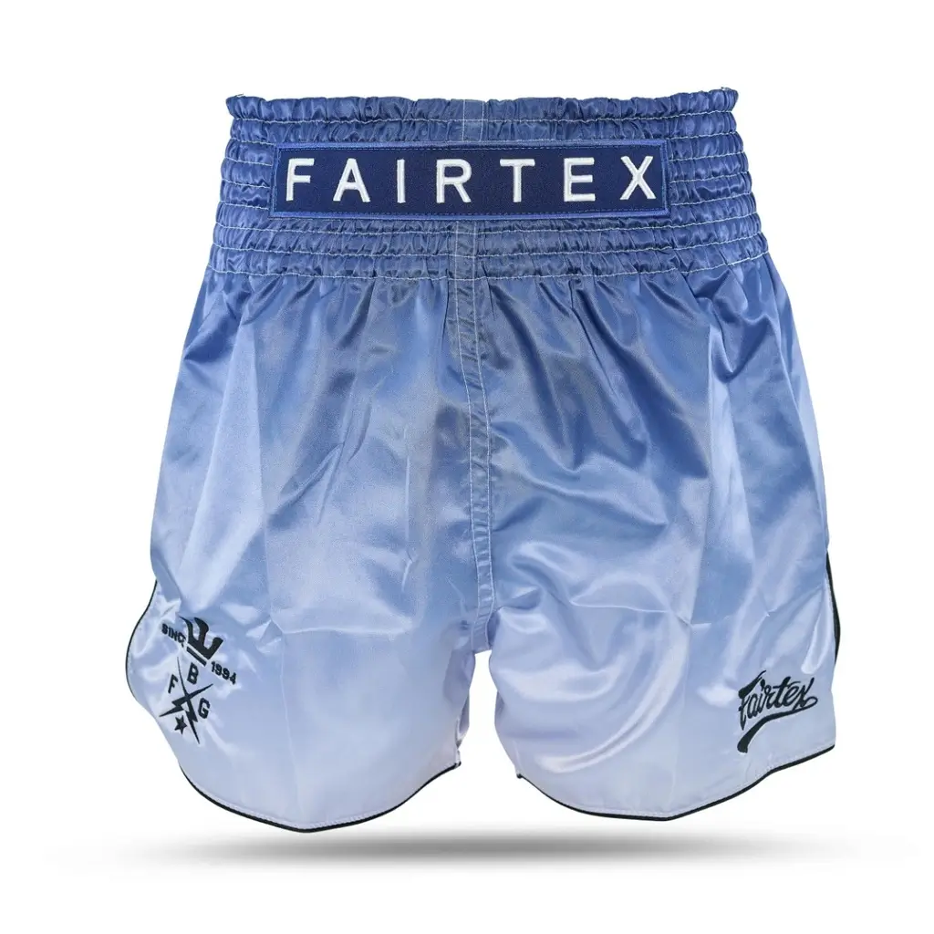 Booster x Fairtex Fade Muay Thai Kickboxing Shorts for martial arts practitioners and fitness enthusiasts